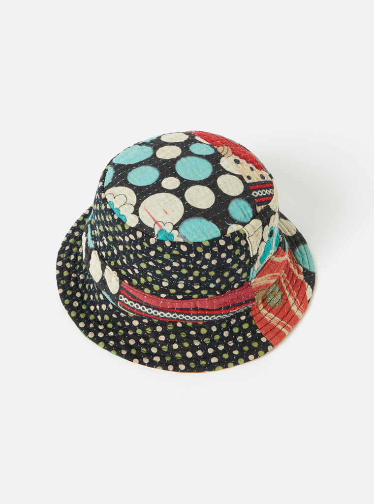Universal Works Kantha Patchwork Bucket Hat #16 - Medium.