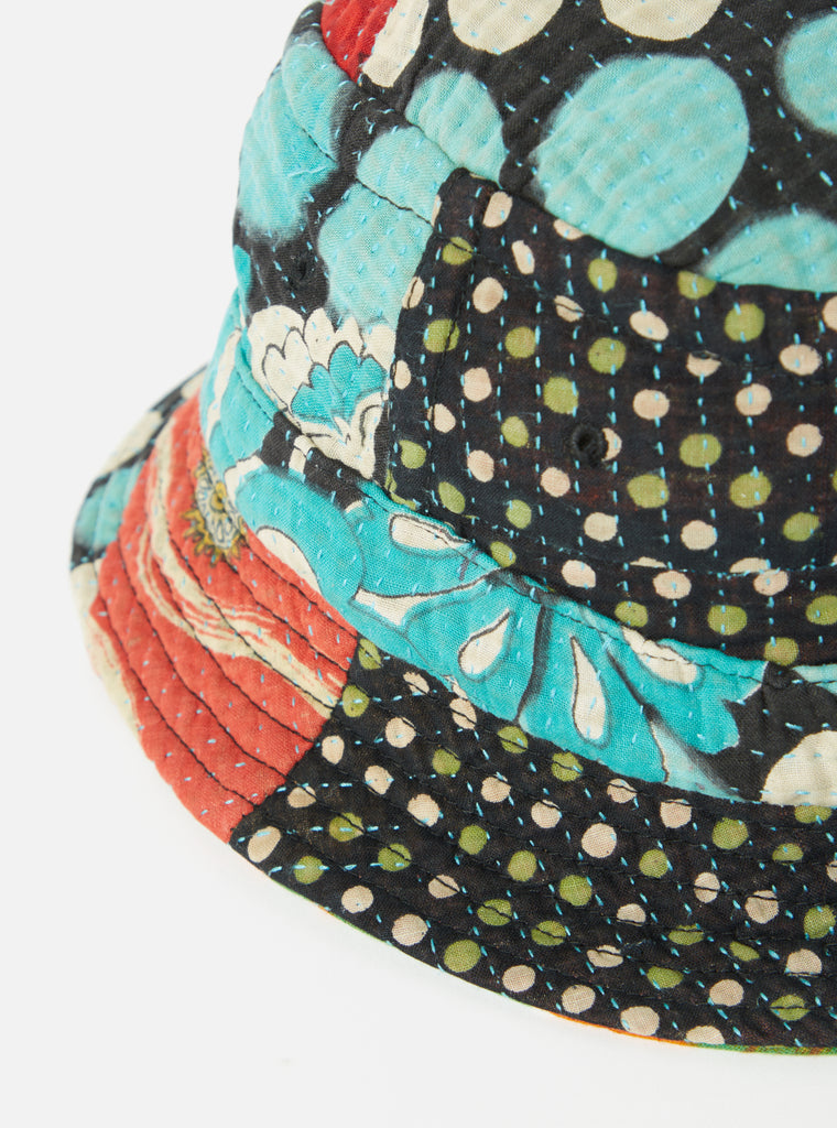 Universal Works Kantha Patchwork Bucket Hat #16 - Medium.