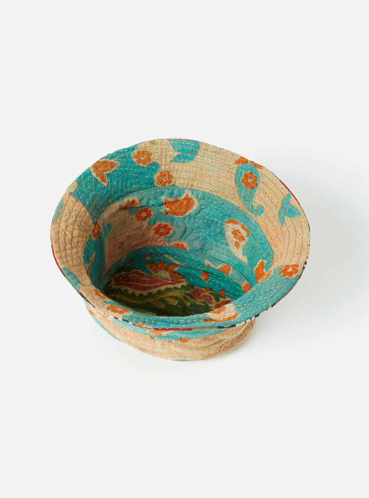 Universal Works Kantha Patchwork Bucket Hat #19 - Small.