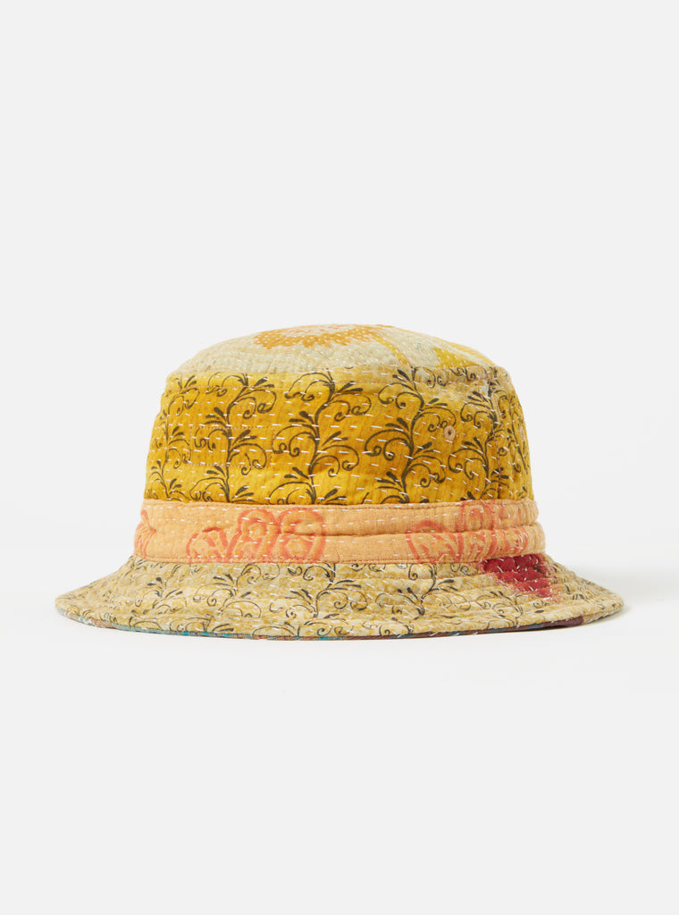 Universal Works Kantha Patchwork Bucket Hat #1 - Large.