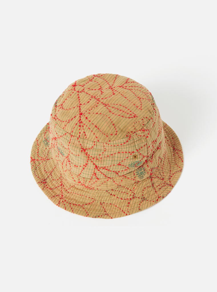Universal Works Kantha Patchwork Bucket Hat #27 - Medium.