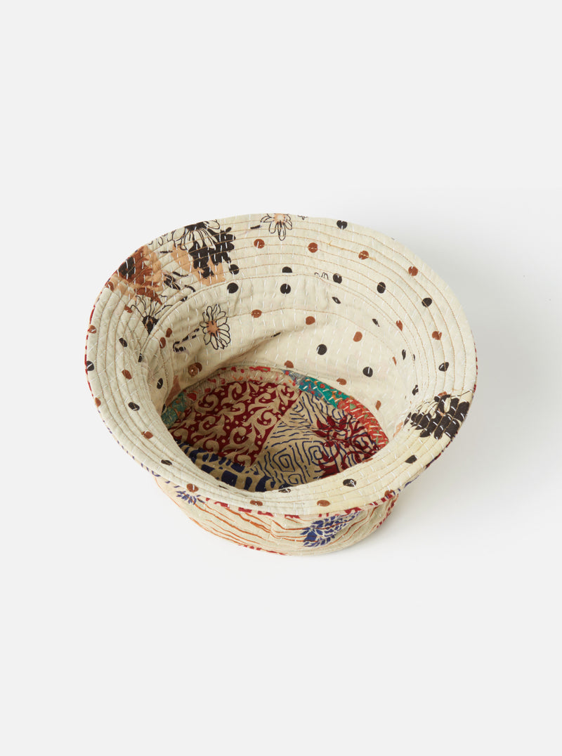 Universal Works Kantha Patchwork Bucket Hat #2 - Large.