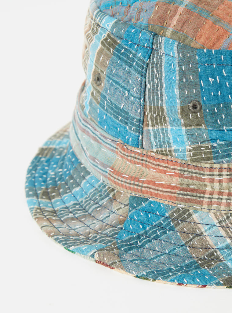 Universal Works Kantha Patchwork Bucket Hat #37 - Small.