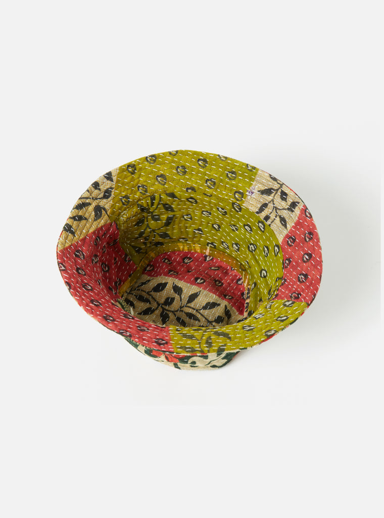 Universal Works Kantha Patchwork Bucket Hat #3 - Large.