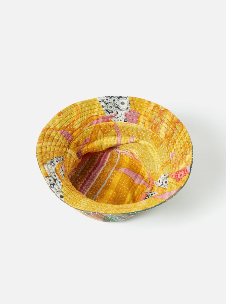 Universal Works Kantha Patchwork Bucket Hat #41 - Large.
