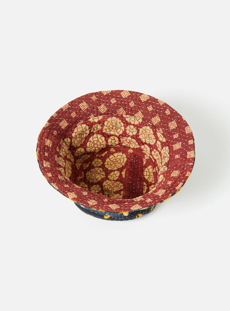 Universal Works Kantha Patchwork Bucket Hat #9 - Large.