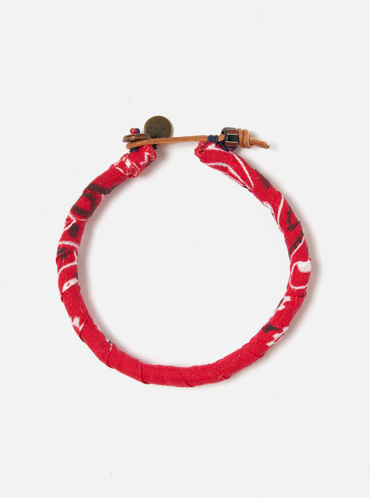 Mikia Bracelet in Red Bandana