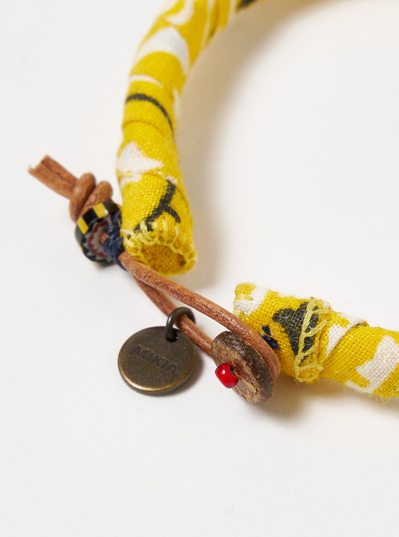 Mikia Bracelet in Yellow Bandana