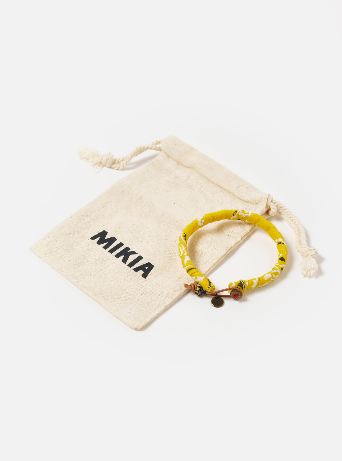 Mikia Bracelet in Yellow Bandana