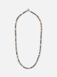 Mikia Necklace Hematite Roundel in Multi