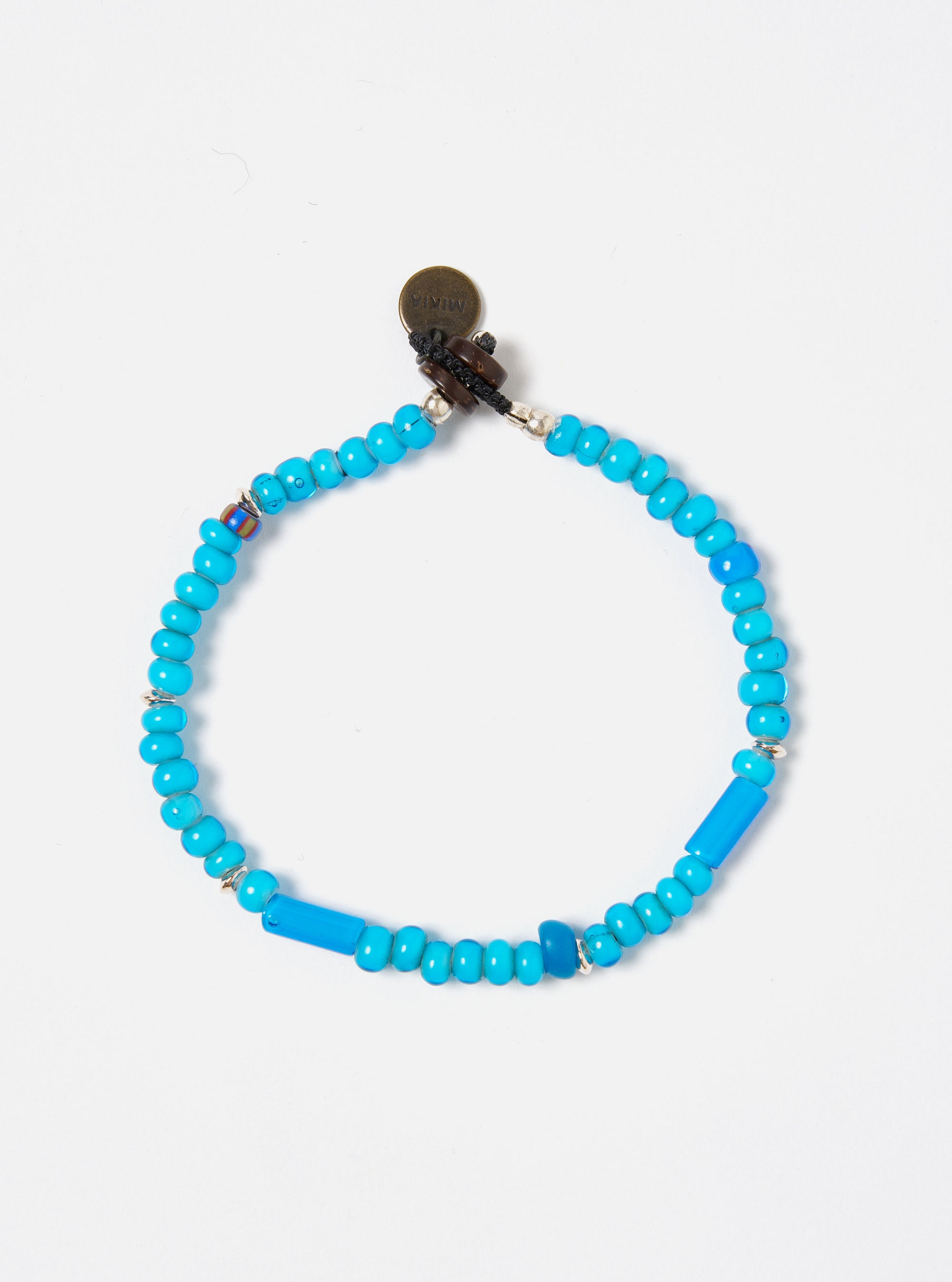 Mikia Bracelet in Blue White Hearts