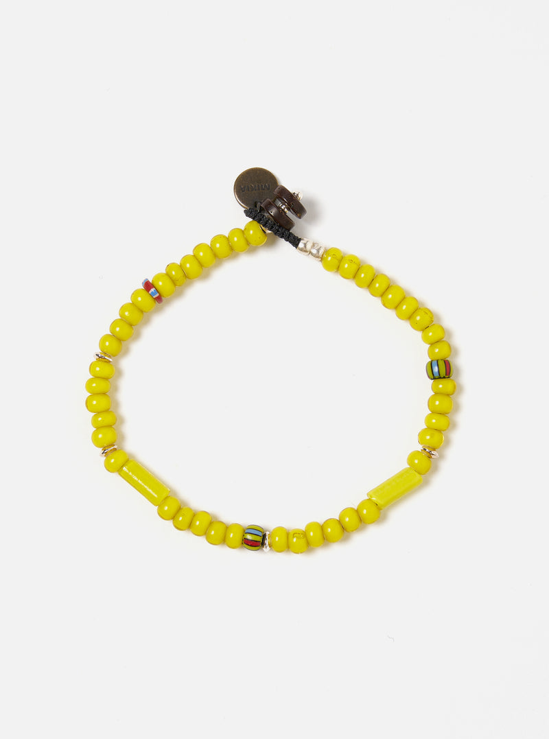 Mikia Bracelet in Yellow White Hearts