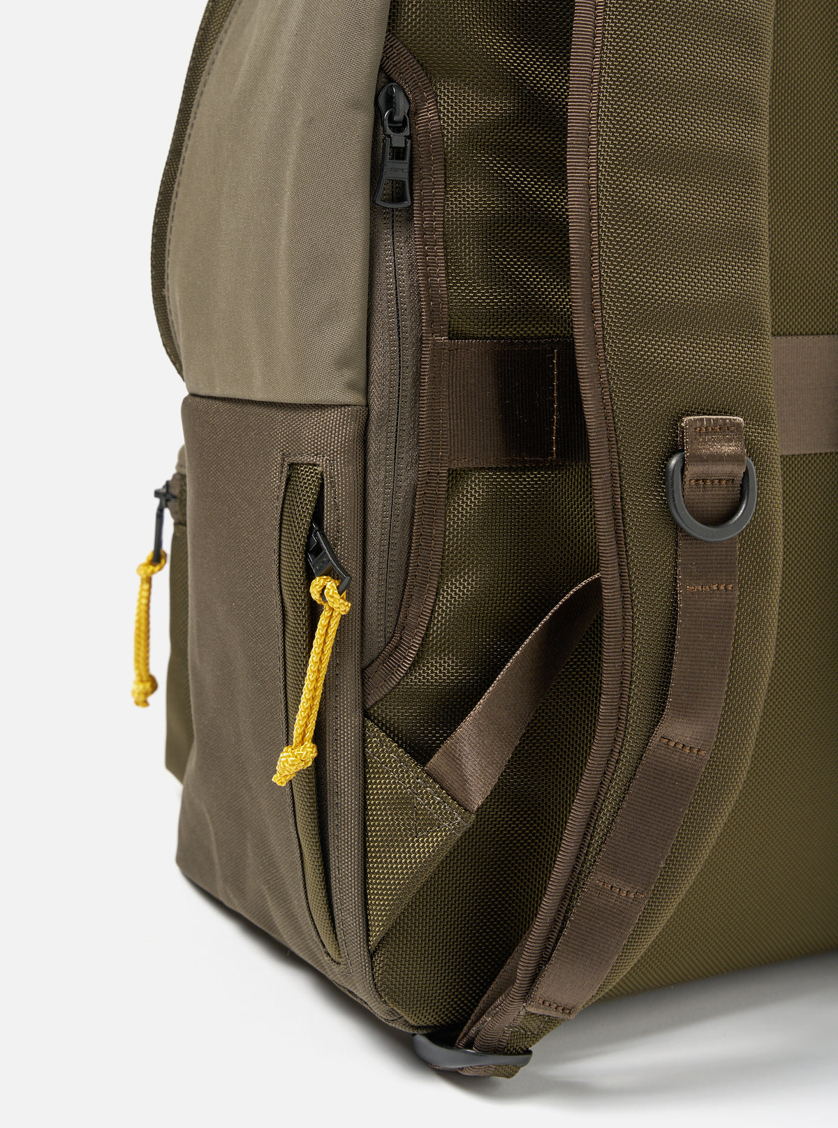 master-piece x Universal Works Backpack in Olive Recycled Tech Canvas