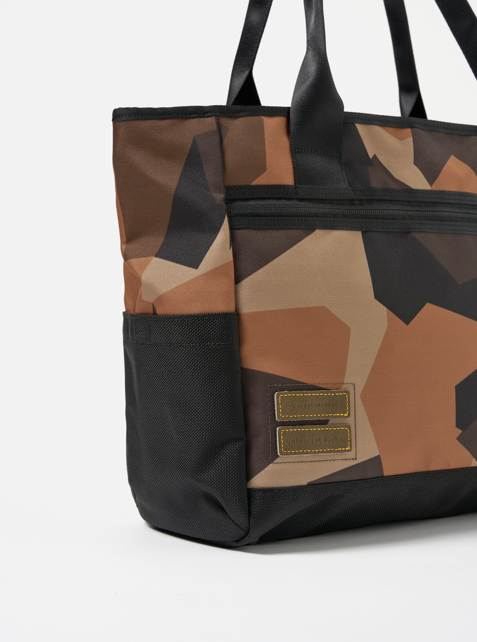 master-piece x Universal Works Tote Bag in Camo Recycled Tech Canvas