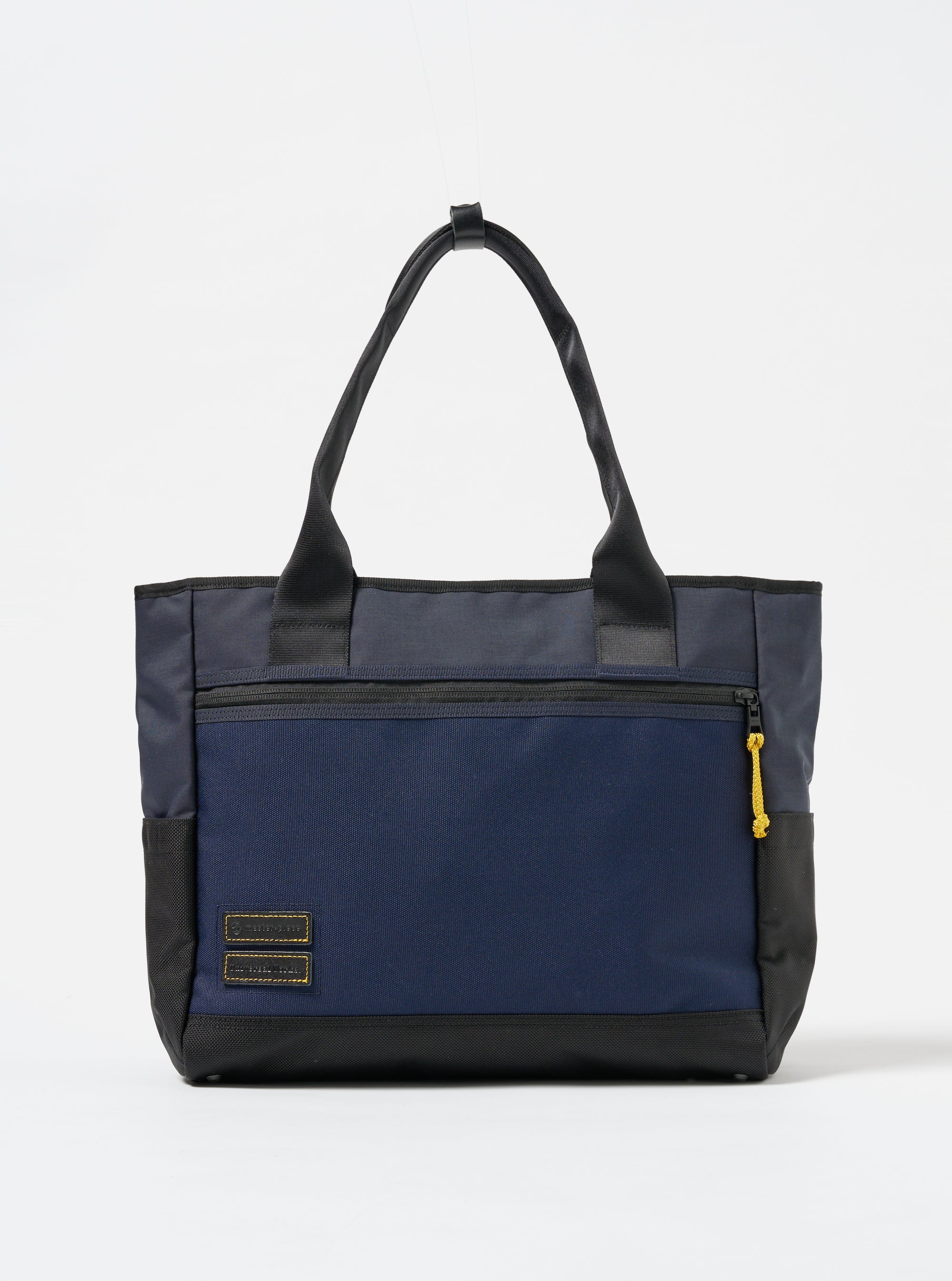 master-piece x Universal Works Tote Bag in Navy Recycled Tech Canvas