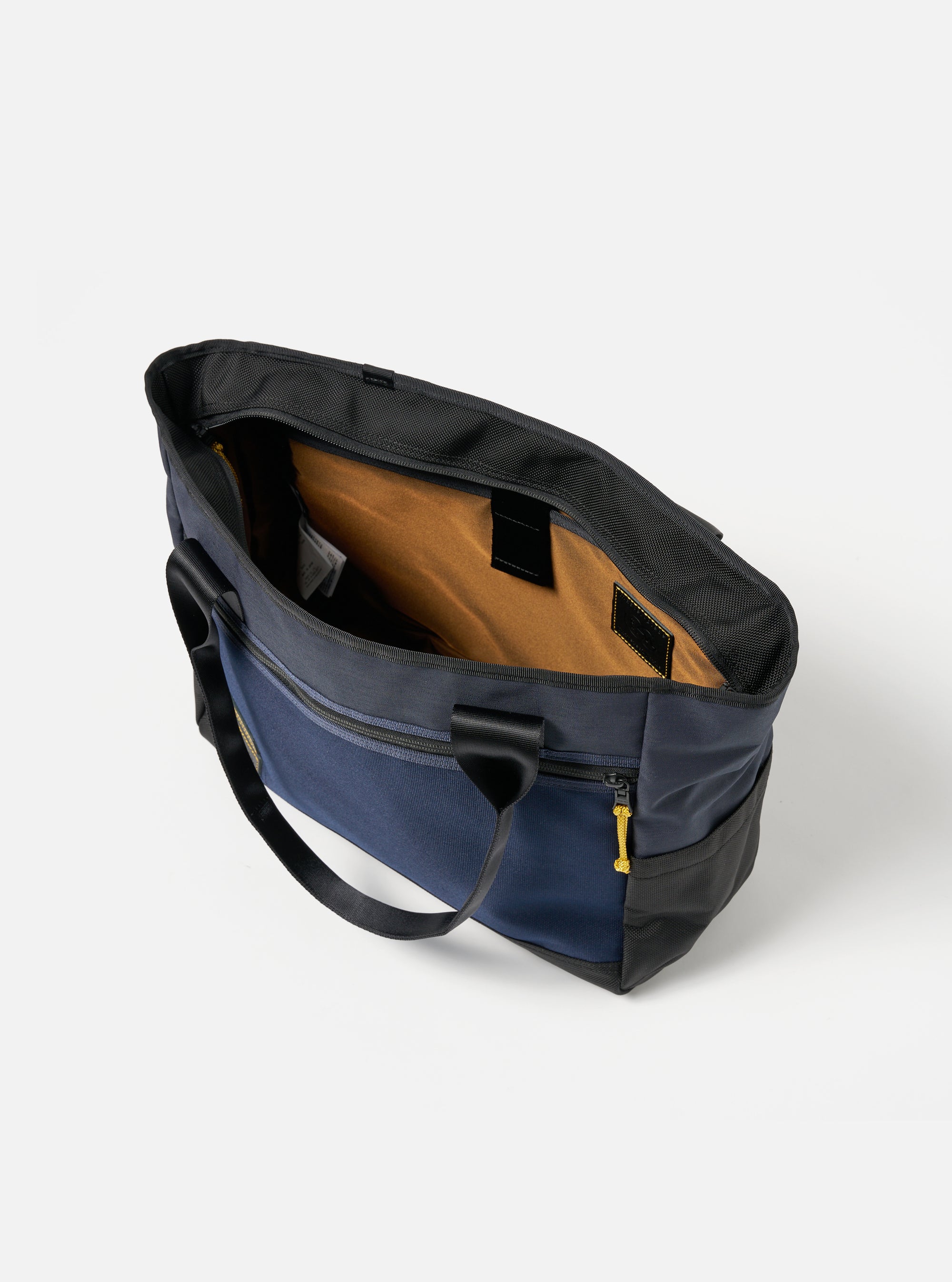 master-piece x Universal Works Tote Bag in Navy Recycled Tech Canvas