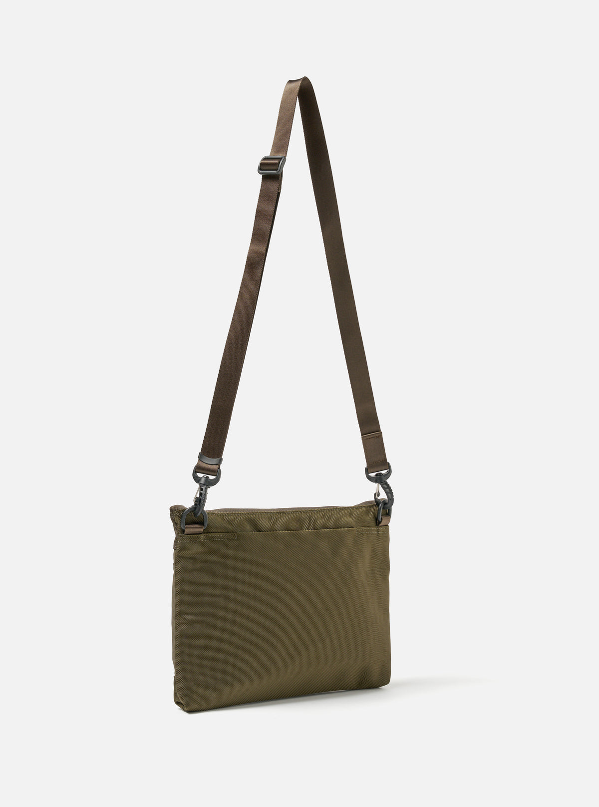 master-piece x Universal Works Shoulder Bag in Olive Recycled Tech Canvas