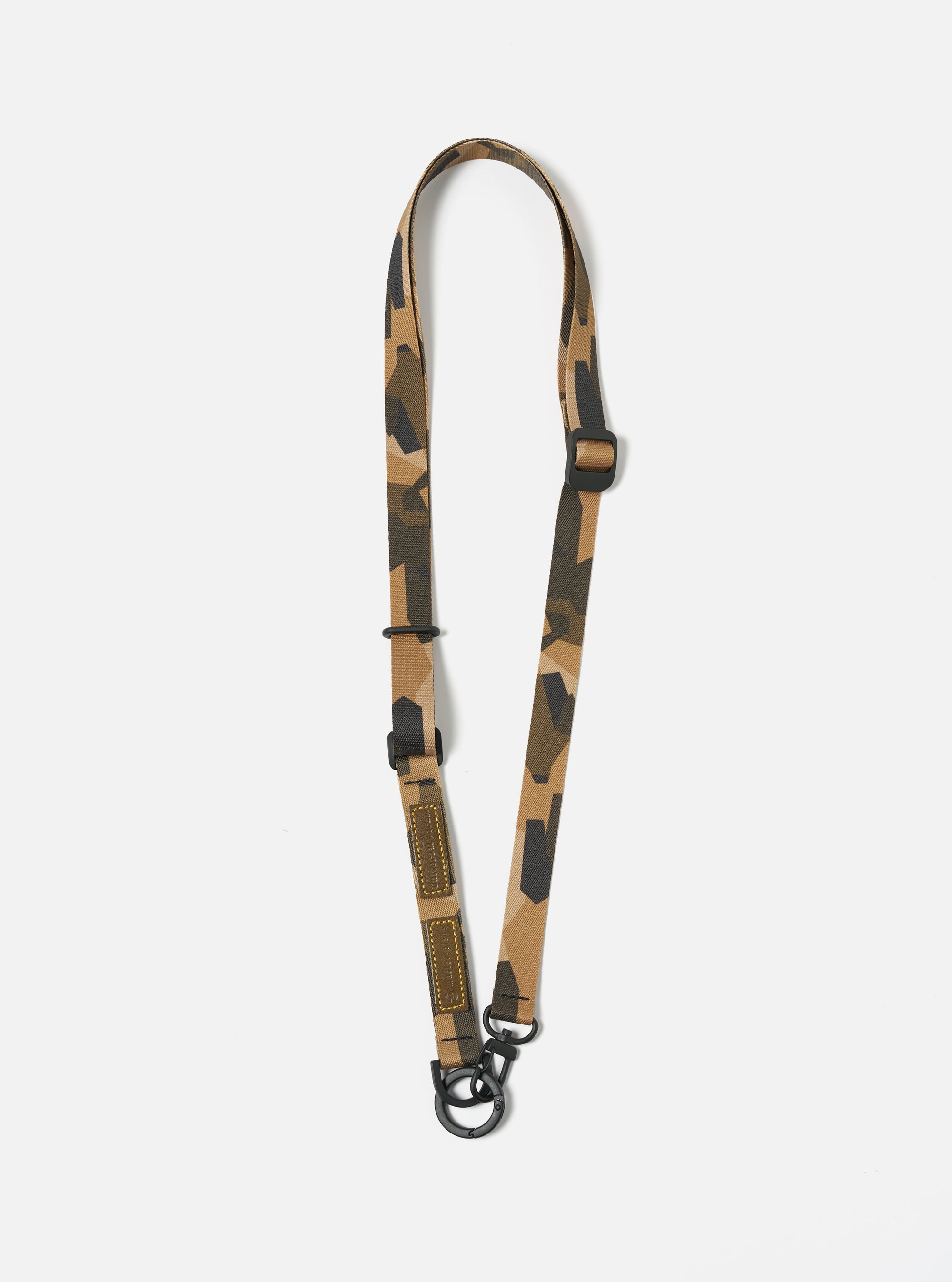 master-piece x Universal Works Lanyard in Camo Recycled Tech Canvas