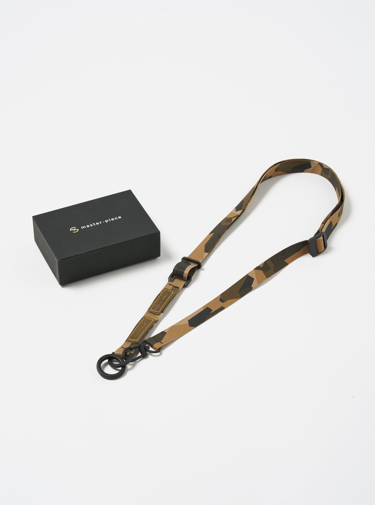 master-piece x Universal Works Lanyard in Camo Recycled Tech Canvas