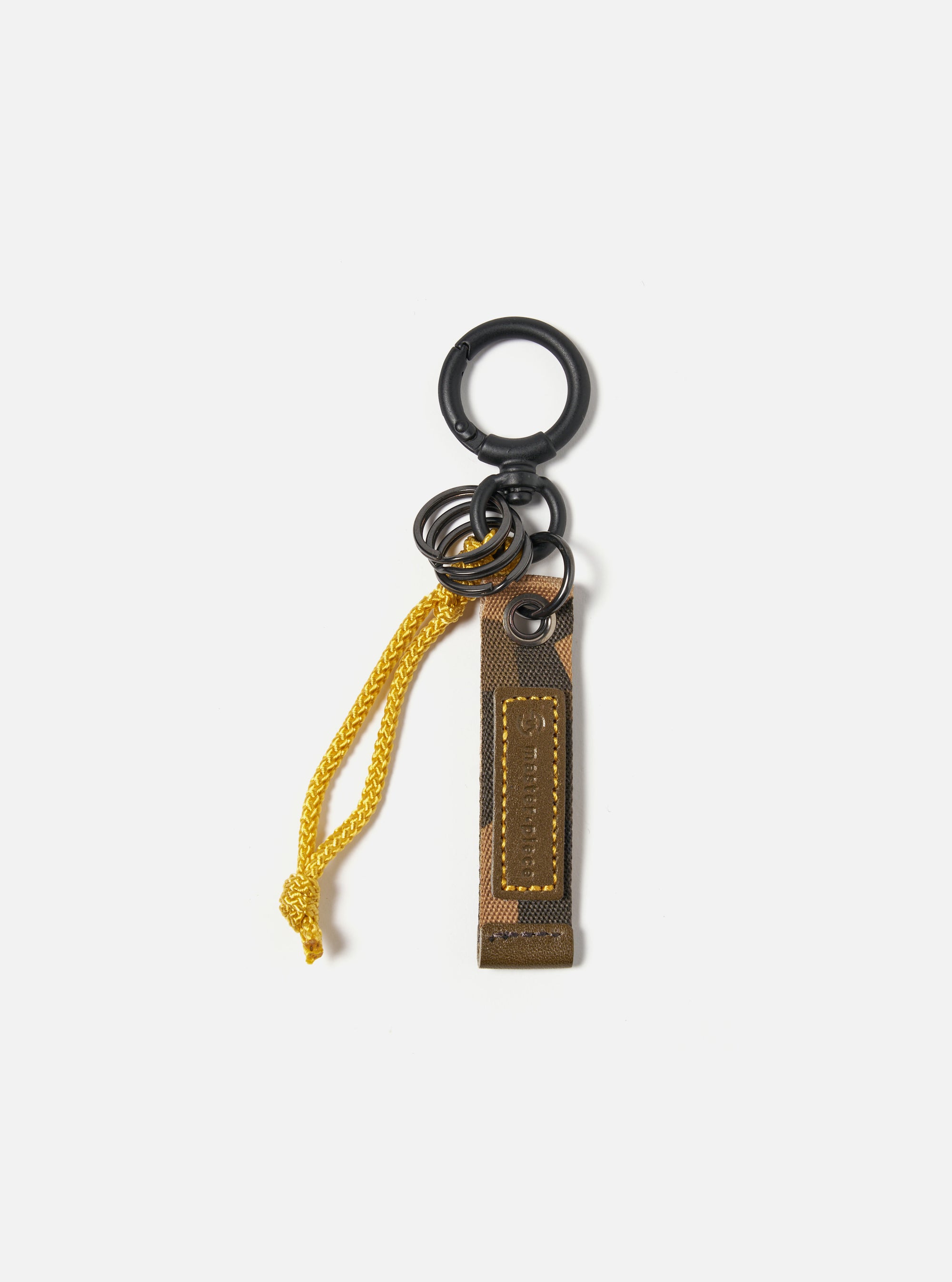 master-piece x Universal Works Keychain in Camo Recycled Tech Canvas