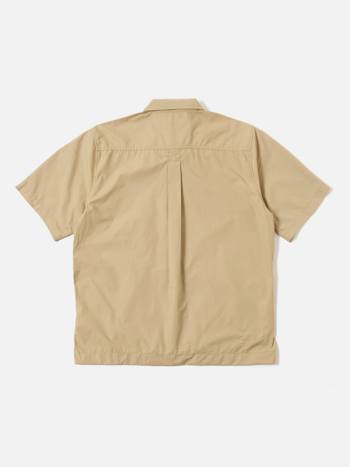 master-piece x Universal Works Tech Overshirt in Sand Recycled Polytech