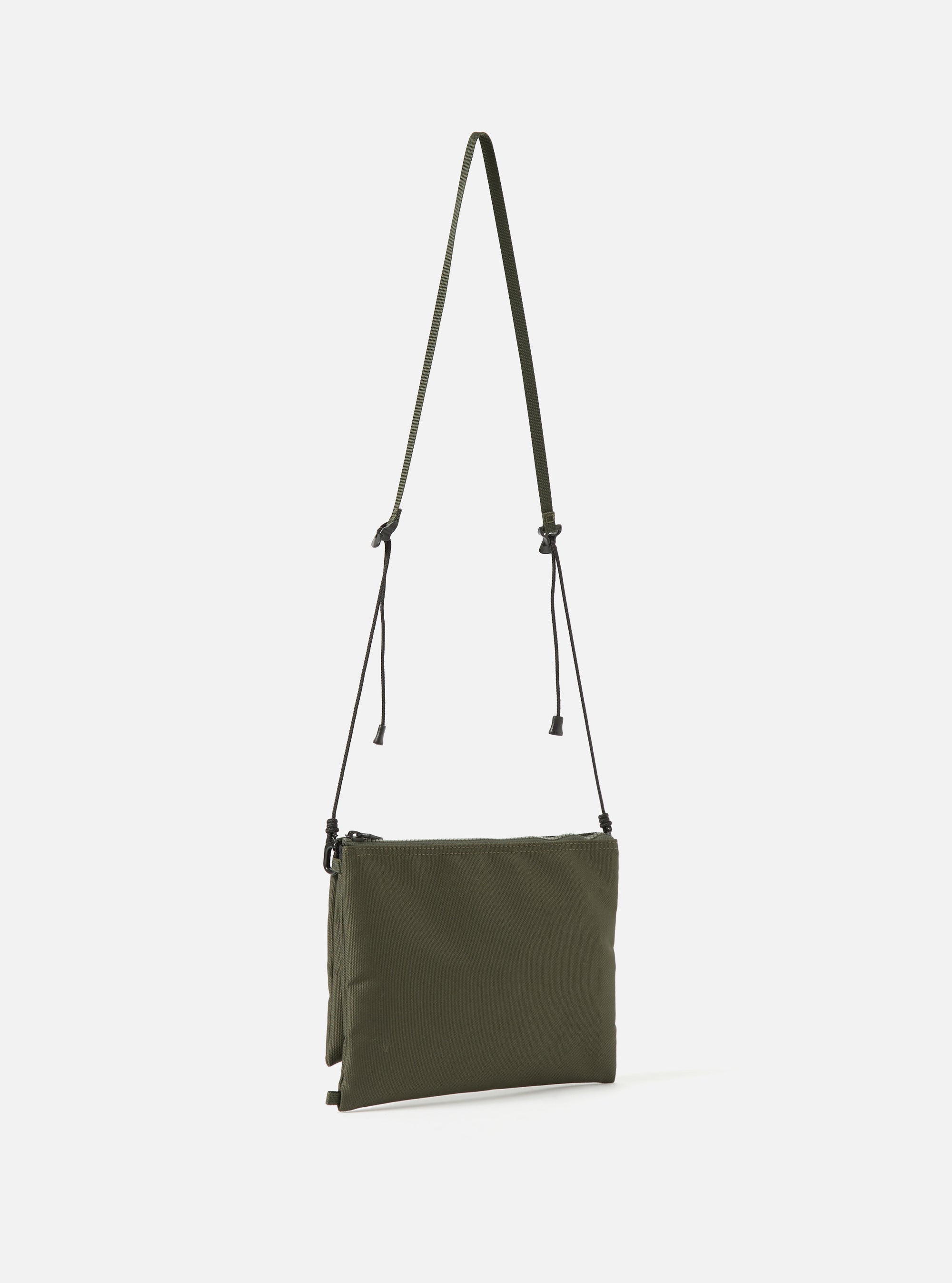 master-piece x Universal Works Sacoche in Olive Recycled Tech Canvas