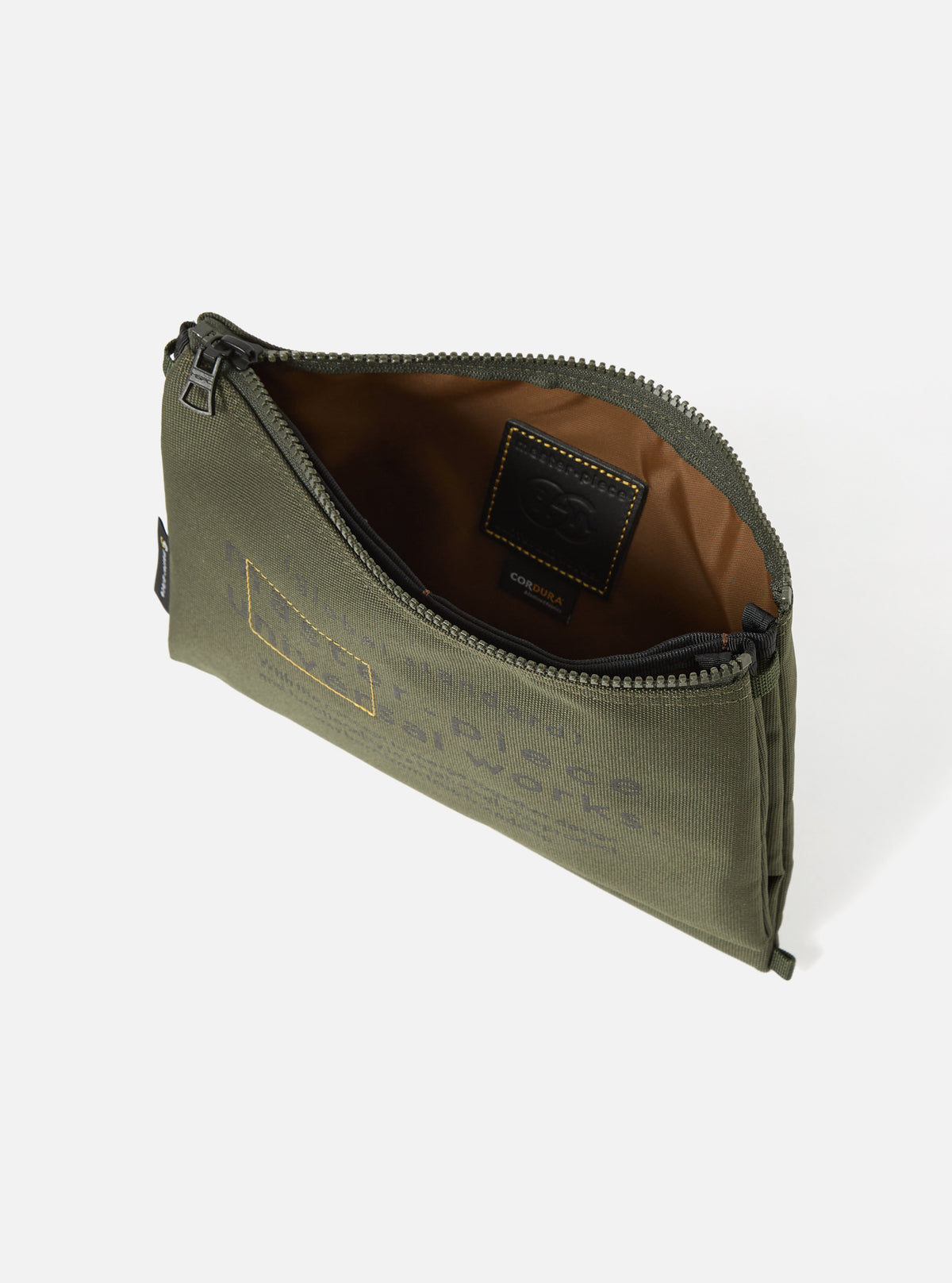 master-piece x Universal Works Sacoche in Olive Recycled Tech Canvas