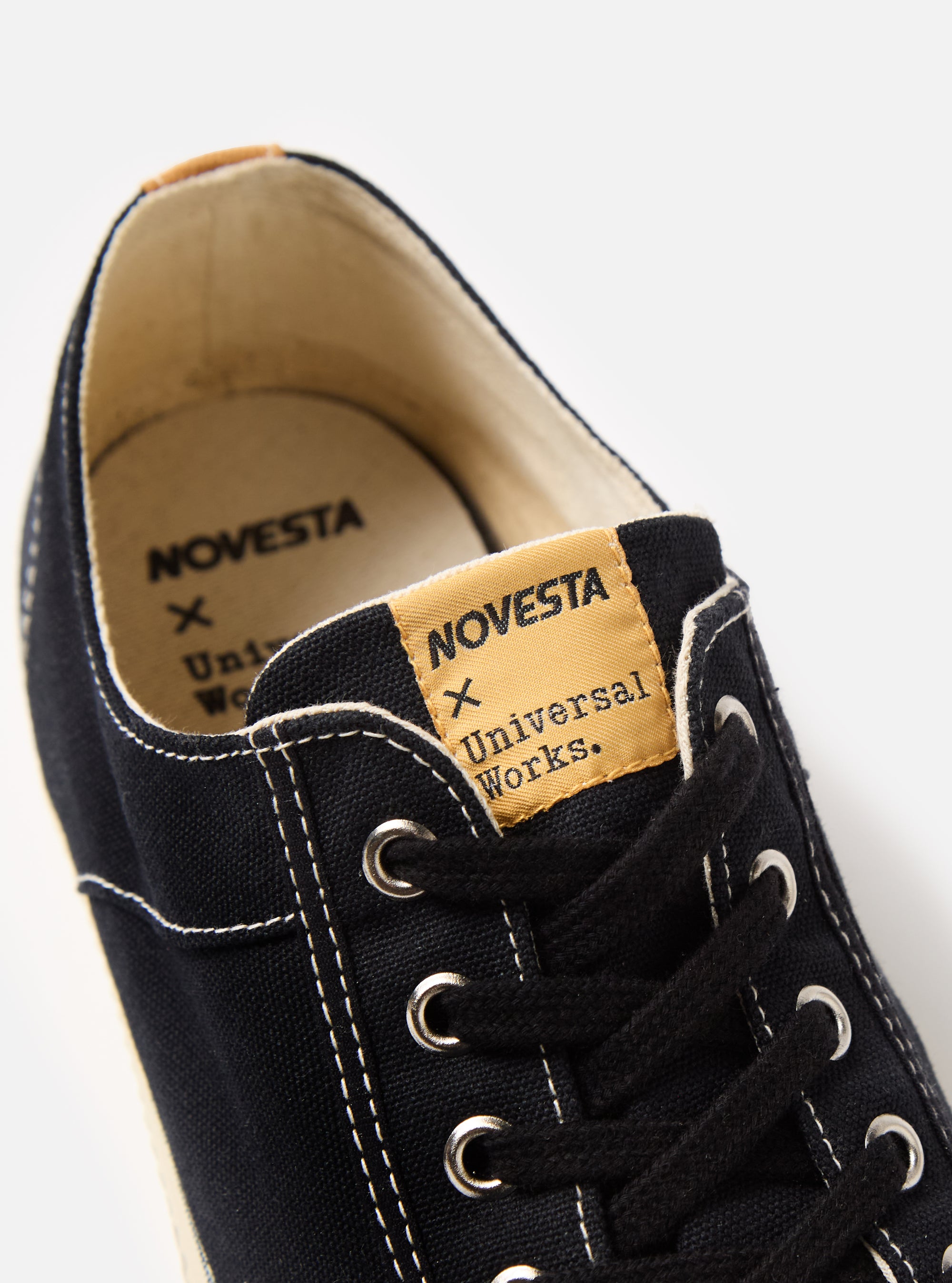 Novesta for Universal Works Star Master in Black Canvas