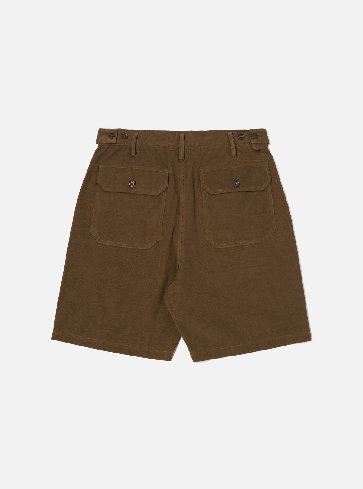 Universal Works Alva Short in Khaki Summer Cord
