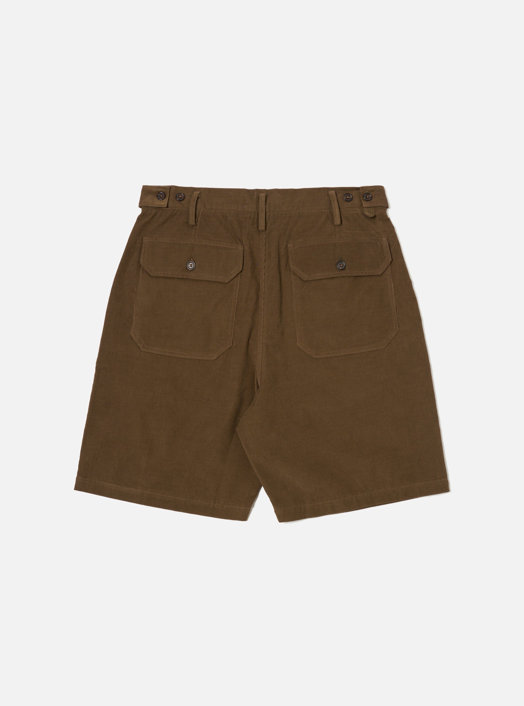 Universal Works Alva Short in Khaki Summer Cord