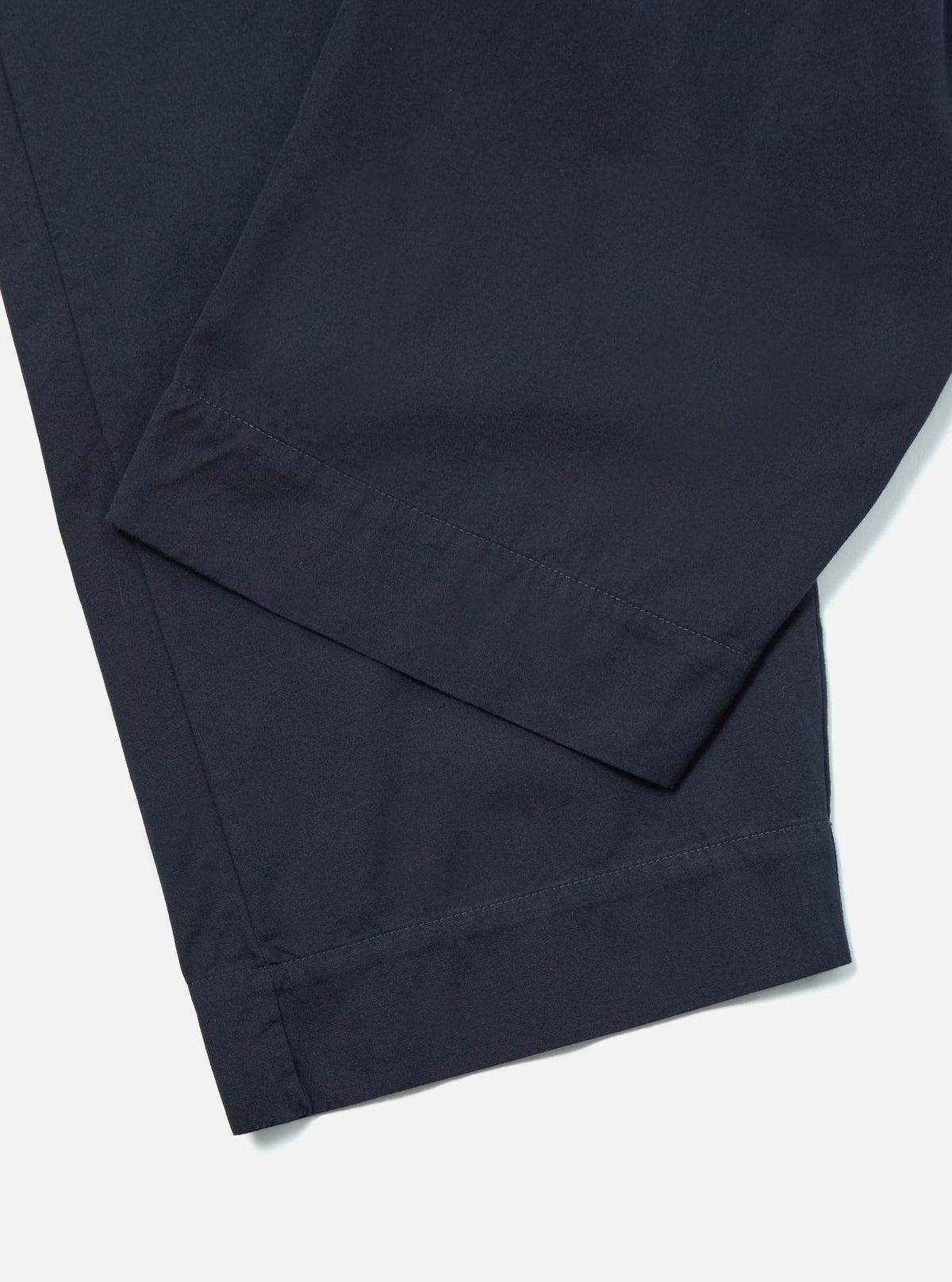 Universal Works Judo Pant in Navy Military Cotton