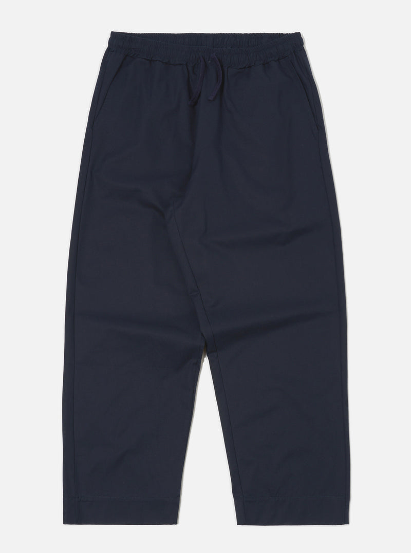 Universal Works Judo Pant in Navy Military Cotton