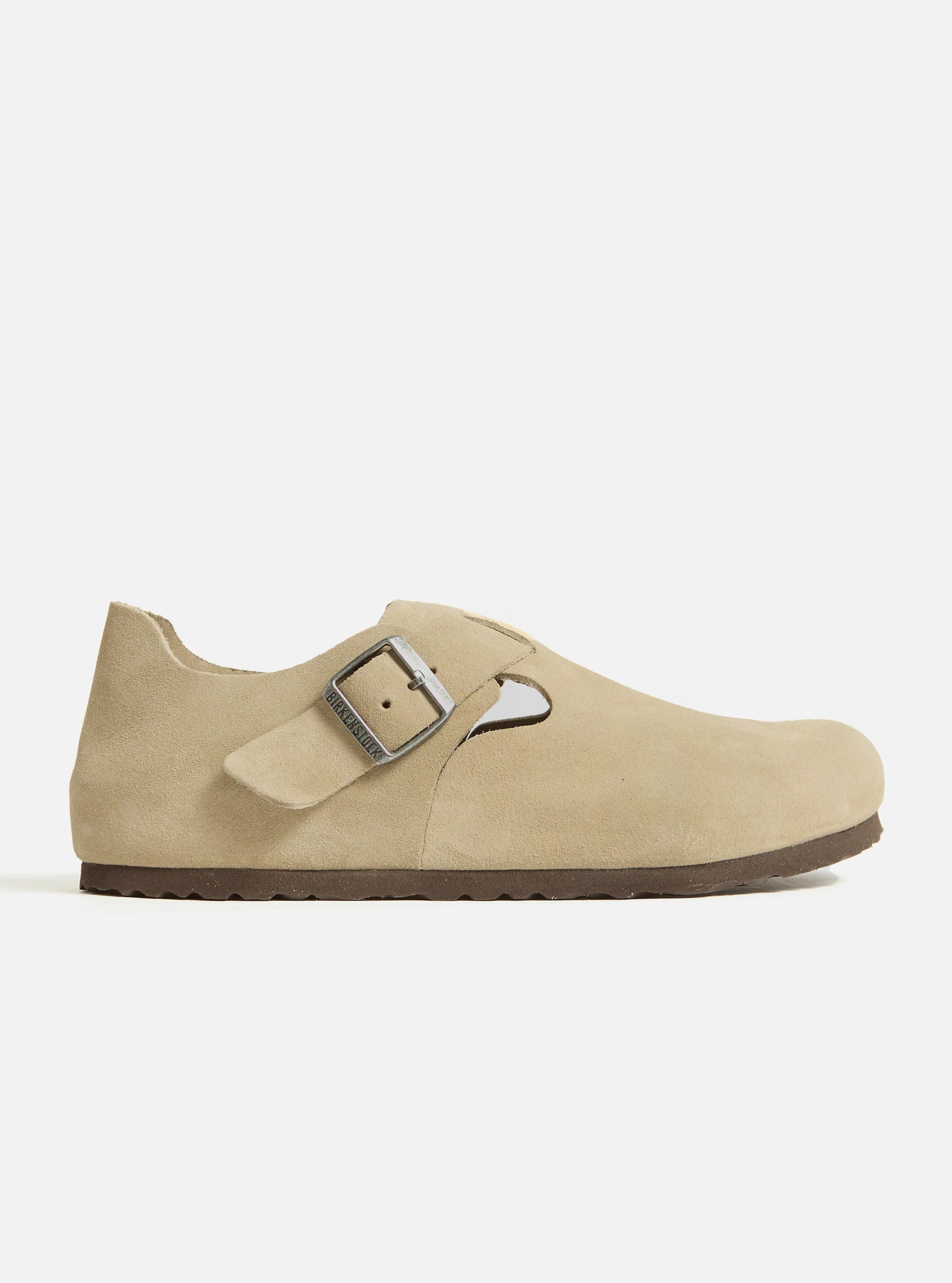 Birkenstock London in Taupe Suede