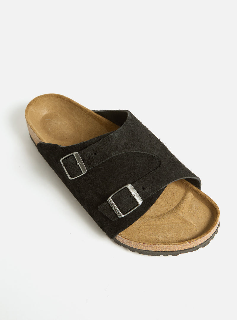 Birkenstock Zürich in Black Suede