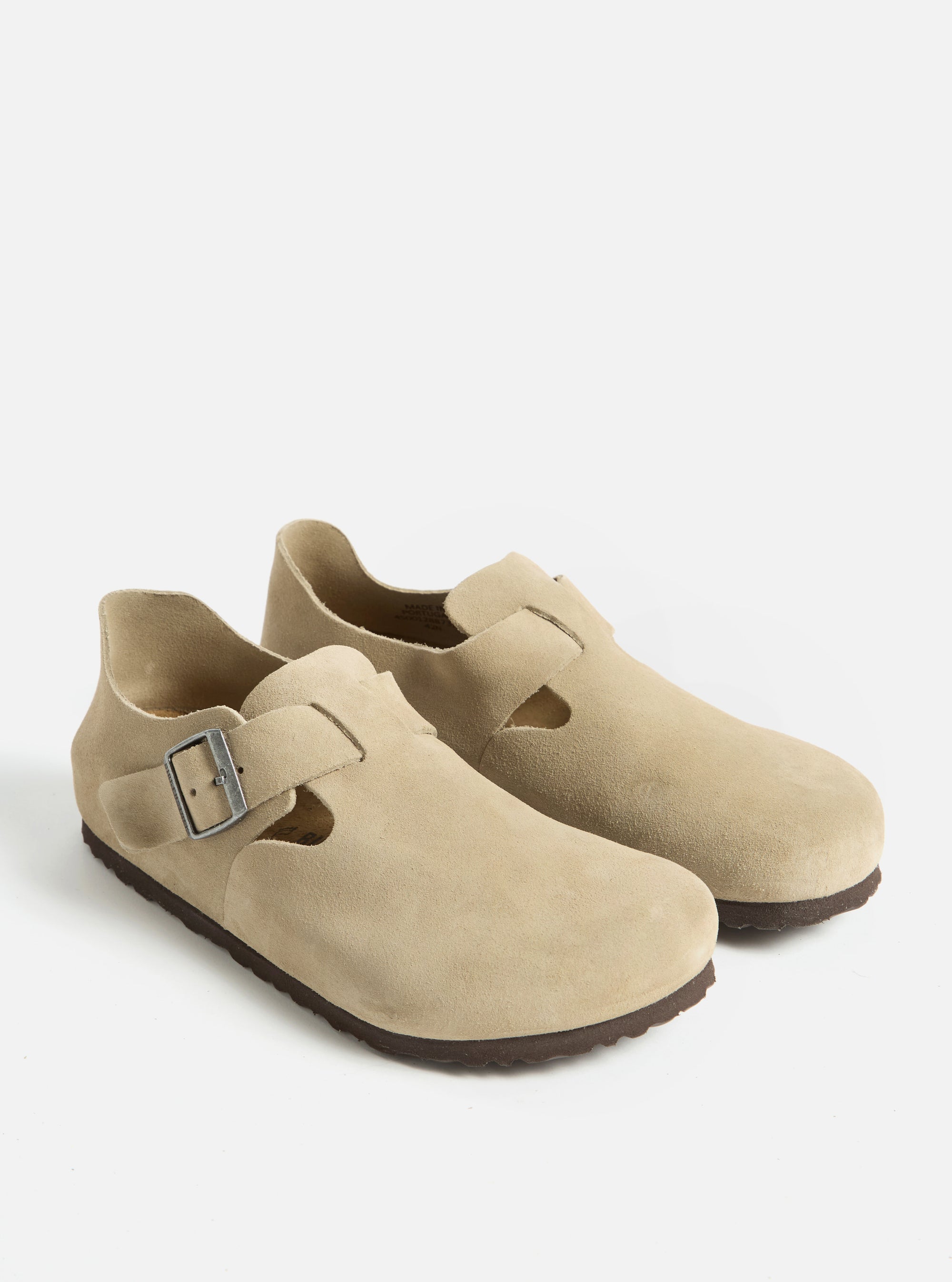 Birkenstock London in Taupe Suede