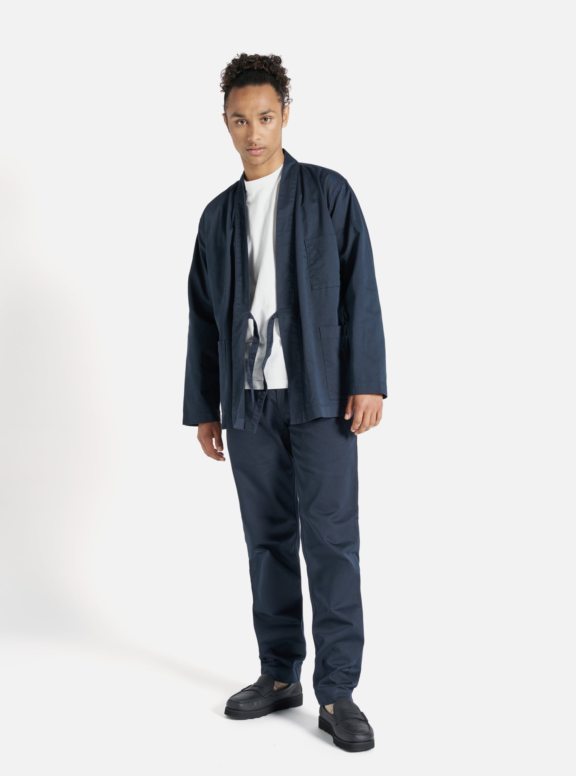 Universal Works Aston Pant in Navy Twill