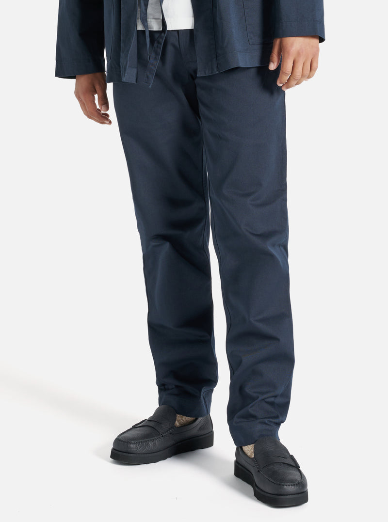 Universal Works Aston Pant in Navy Twill