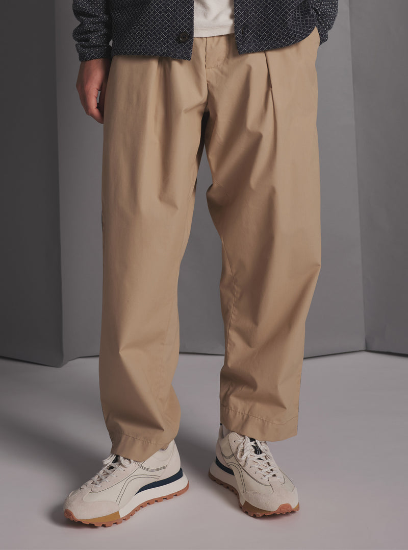 Universal Works Oxford Pant in Sand Recycled Polytech