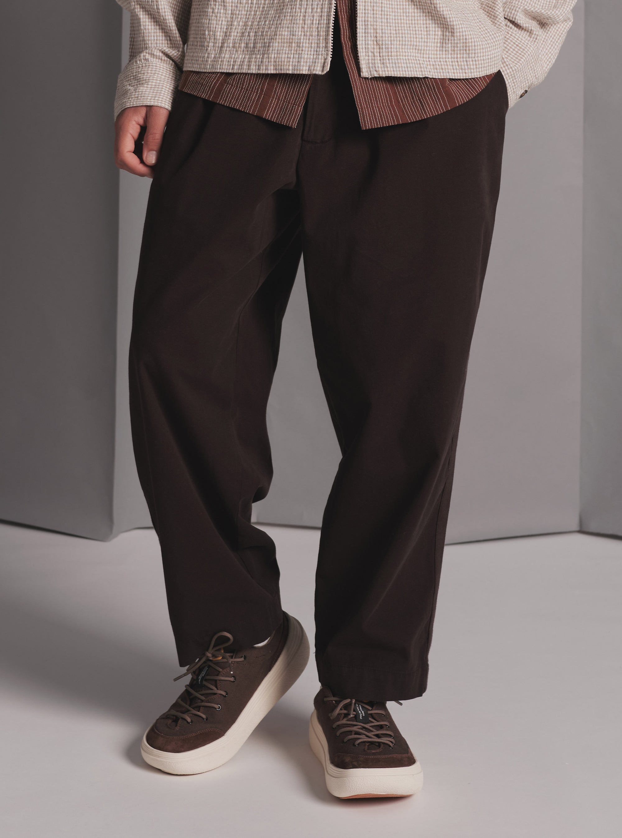 Universal Works Oxford Pant in Licorice Summer Canvas