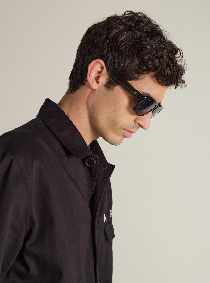 A. SOCIETY x Universal Works Green Havana Aberdeen Sunglasses