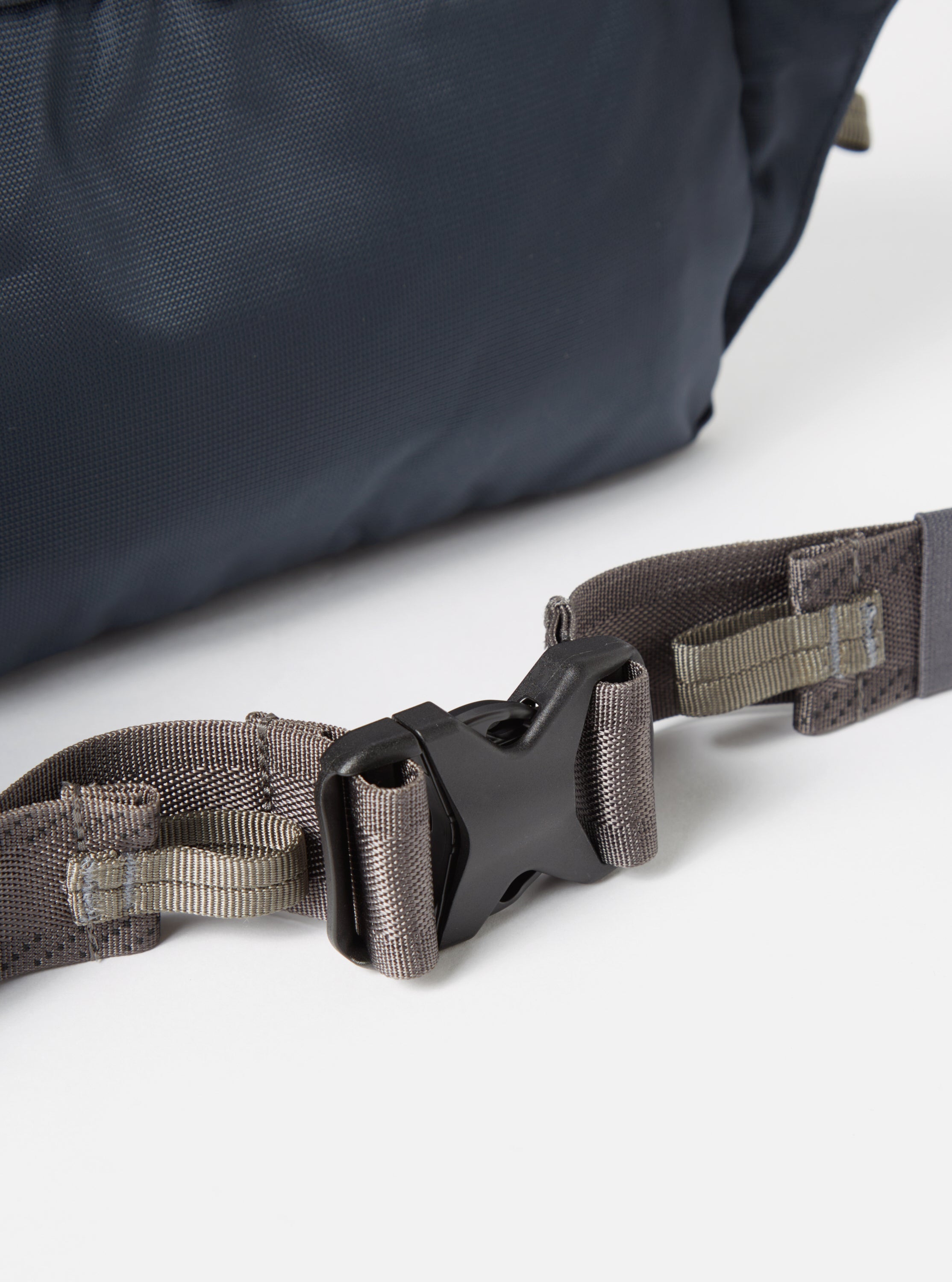 Sandqvist Allterrain Hike Crossbody Bag in Multi Steel/Blue/Navy Recycled Nylon