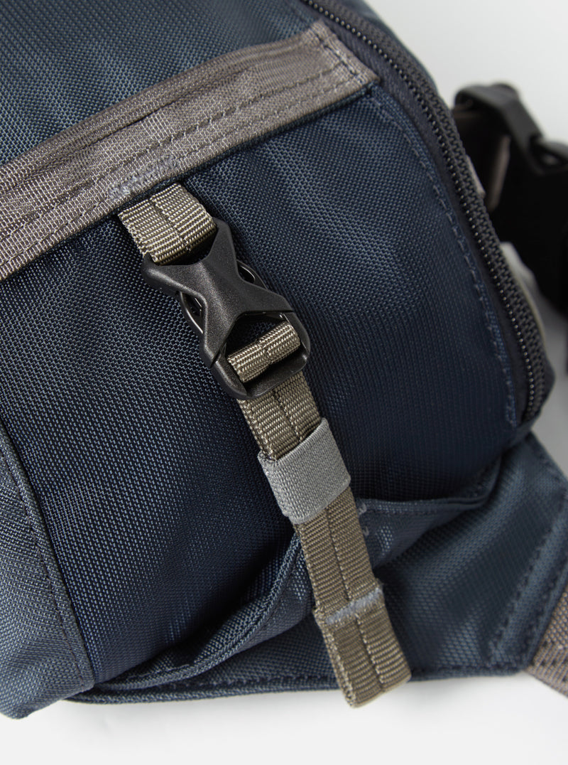 Sandqvist Allterrain Hike Crossbody Bag in Multi Steel/Blue/Navy Recycled Nylon