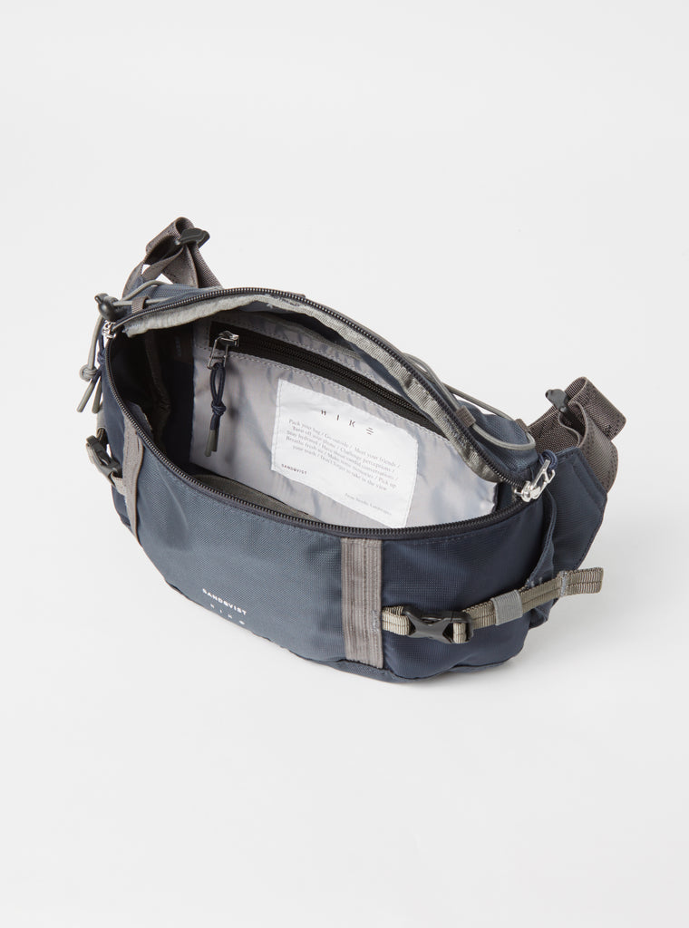 Sandqvist Allterrain Hike Crossbody Bag in Multi Steel/Blue/Navy