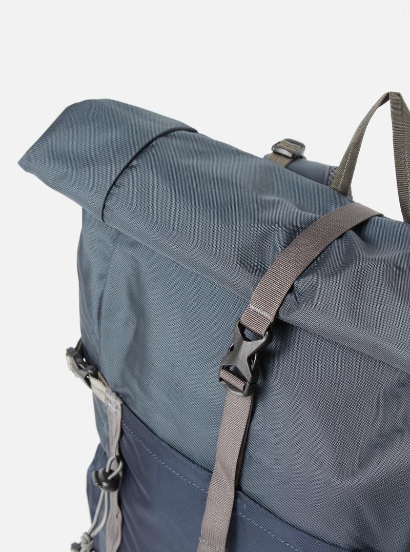 Sandqvist Forest Hike Backpack in Multi Steel/Blue/Navy Recycled Nylon