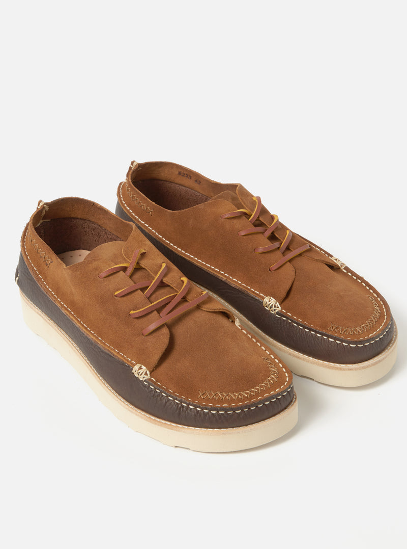 Yogi x Universal Works Finn in Cola/Dark Brown Suede/Tumbled Leather