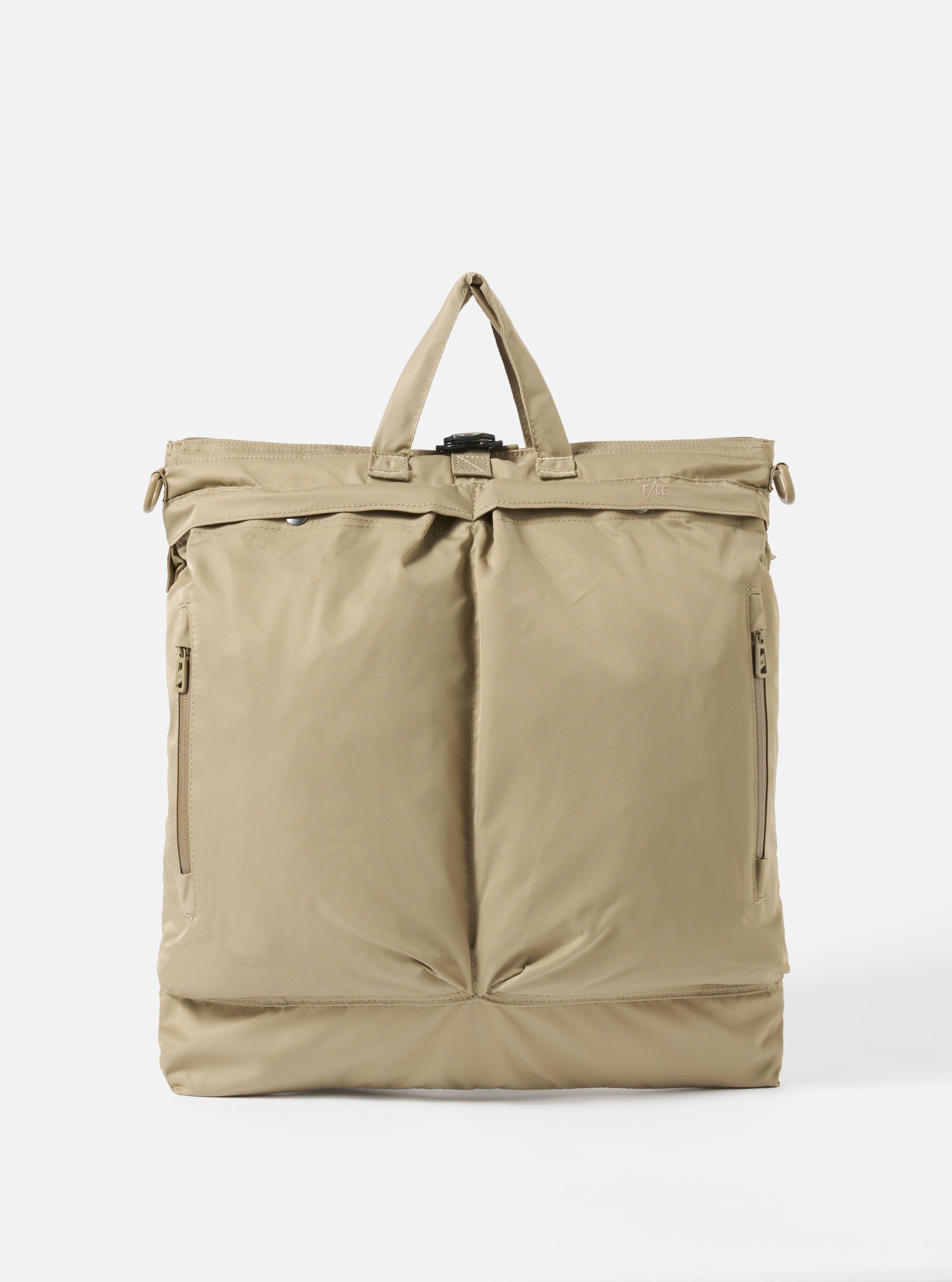 F/CE.® 3-Way Helmet Bag in Sage Green Recycled Twill