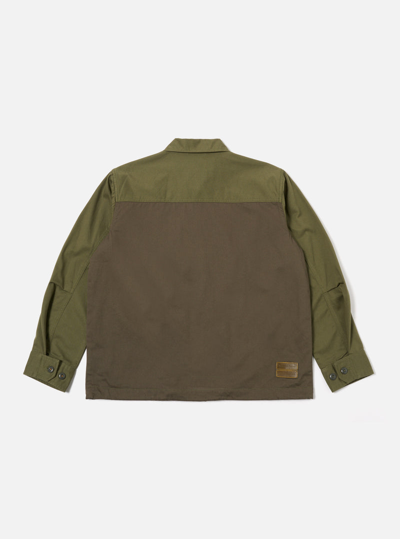 master-piece x Universal Works Parachute Field Jacket II in Olive Twill