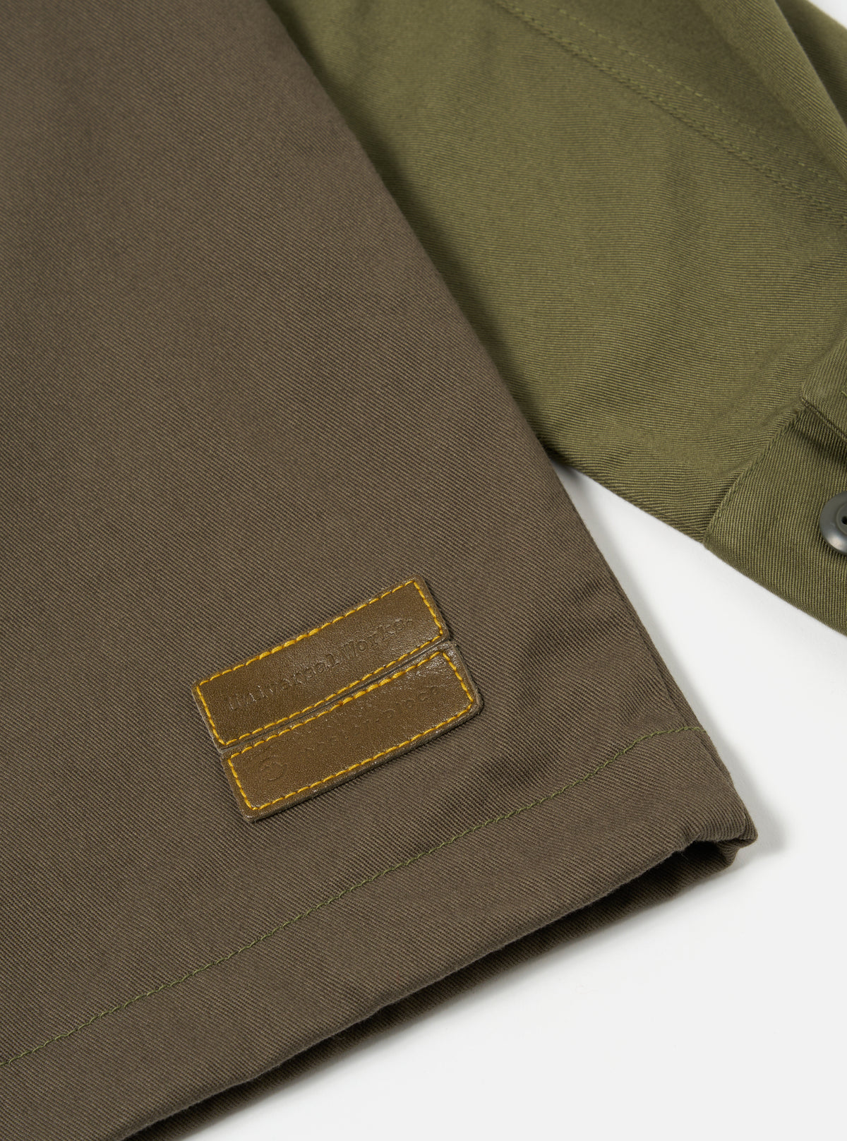 master-piece x Universal Works Parachute Field Jacket II in Olive Twill