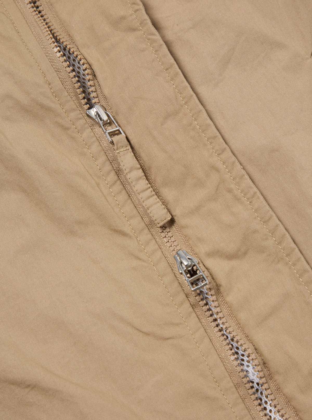 master-piece x Universal Works NS Bomber Jacket in Sand Broadcloth