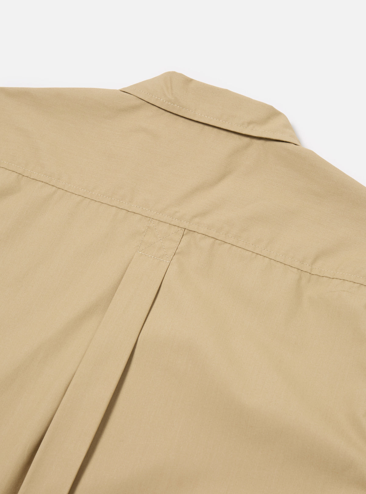 master-piece x Universal Works Tech Overshirt in Sand Recycled Polytech